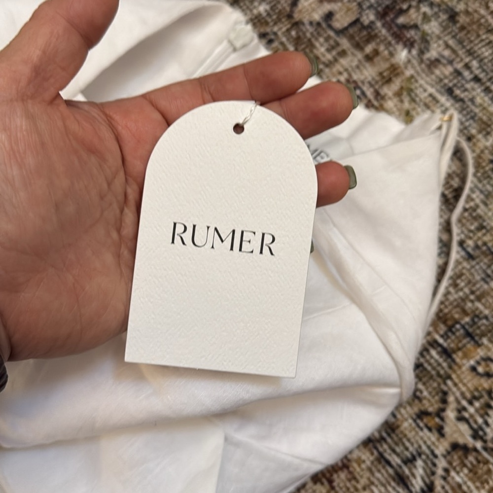 White Sleeveless Ring-Front Jumpsuit - Picture 8 of 8
